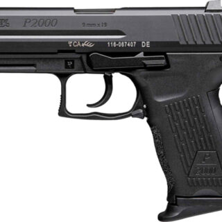 HK P2000 (V3) .40 S&W, 3.66" Barrel, Da/Sa, Rear Decocking Button, Night Sights, 12Rd