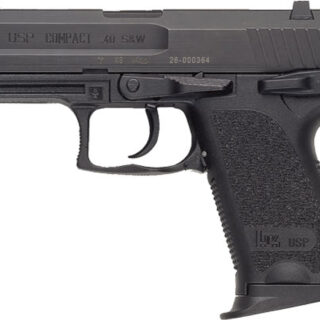 HK USP Compact (V1) Da/Sa .40 S&W, 3.58" Barrel, Safety/Decocking Lever, 12rd