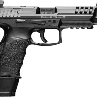 HK VP9L 9mm, 5" Barrel, Black Ported Slide, Optics Cut, Suppressor Height Sights, 20rd