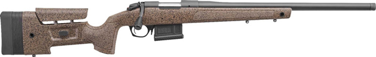 Bergara B-14 Series HMR Rifle, Bolt Action Rifle, 300 Winchester Magnum, 26" Barrel - Threaded 5/8-24, Cerakote Finish, Black, Black/Tan HMR Synthetic Stock with Cheek Riser and LOP Spacers, 5rd