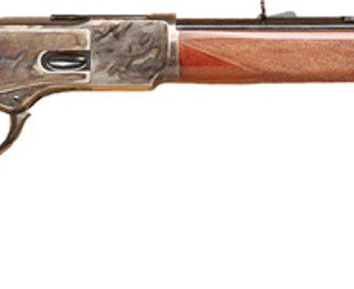Cimarron 1873 Short Rifle 38-40 Win, 20" Barrel, Walnut Stock, Buckhorn Sights, 10rd