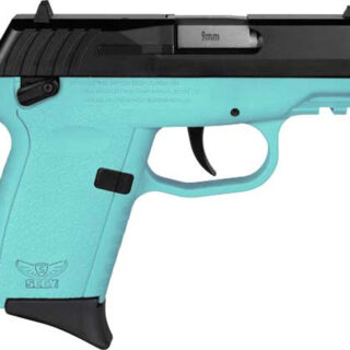 SCCY CPX-1 Gen 3, 9mm, 3.1" Barrel, Black, Slide, SCCY Blue Ambidextrous Safety, 3 Dot Sights, 10rd