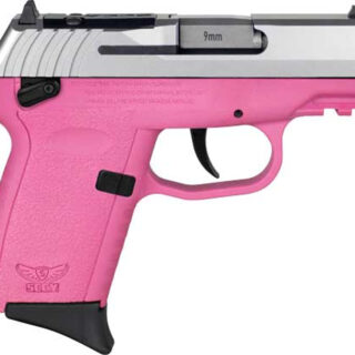 SCCY Industries CPX-1 Gen3 9mm, 3.1" Barrel, Pink, Stainless Steel Slide, Thumb Safety, 10rd