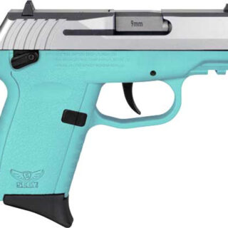 SCCY Industries CPX-1 Gen3 9mm, 3.1" Barrel, SCCY Blue Finish, Picatinny Rail Frame, Thumb Safety, 10rd