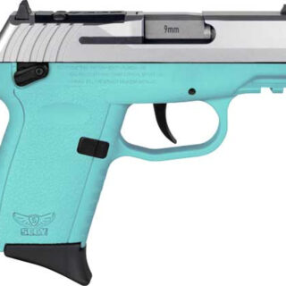 SCCY Industries CPX-1 Gen3 9mm, 3.1" Barrel, SCCY Blue Finish Picatinny Rail, Thumb Safety, 10rd
