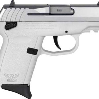 SCCY Industries CPX-1 Gen3 9mm, 3.1" Barrel, White Finish, Picatinny Rail, Thumb Safety, 10rd