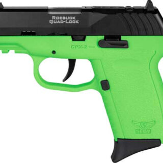 SCCY CPX-2 9mm, 3.10" BBL, Lime Green Frame, 10rnd Mag