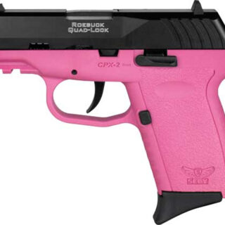 SCCY CPX-2 Gen 3, 9mm, 3.1" Barrel, Black, Slide, Pink 3 Dot Sights, 10rd