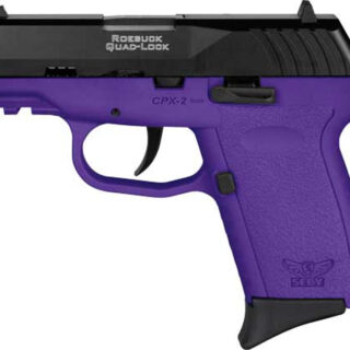 SCCY CPX-2 Gen 3, 9mm, 3.1" Barrel, Black, Slide, Purple 3 Dot Sights, 10rd