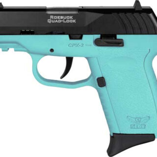 SCCY CPX-2 9mm, 3.10" Barrel, Black Slide, SCCY Blue Grip, No Thumb Safety, 10rd
