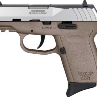 SCCY CPX-2 Gen 3, Polymer Compact, 9mm, 3.1" Barrel, Stainless Slide, Dark Earth 3 Dot Sights, 10rd