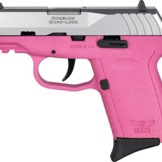 SCCY CPX-2 Gen 3, 9mm, 3.1" Barrel, Stainless Slide, Pink 3 Dot Sights, 10rd