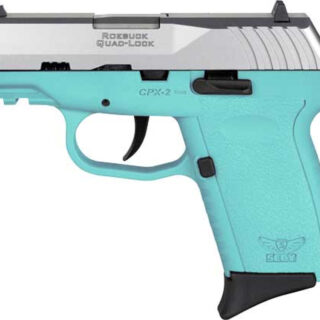 SCCY CPX-2 Gen 3, 9mm, 3.1" Barrel, Stainless Slide, SCCY Blue 3 Dot Sights, 10rd