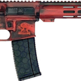 GLFA Gl-15 RIA 223 Wylde, 16" Barrel, Battleworn Lipstick Red/Nitride, 30rd