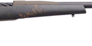 Weatherby Mark V, Backcountry 2.0, 6.5 Creedmoor, 22" Barrel, Fluted Steel Barrel, #1 Contour Patriot Brown, Dark Green and Brown Sponge Accents, Exposed Carbon Fiber Stock, 4rd