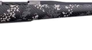 Weatherby Mark V, Backcountry 2.0 Ti, 6.5 Weatherby RPM, 24" Barrel, Fluted Titanium Barrel, #2 Contour, d Finish, Graphite Black, Grey and White Sponge Accents, Exposed Carbon Fiber Stock, 4rd