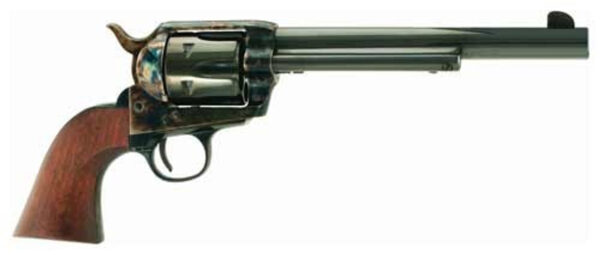 Cimarron Frontier 45 Colt , 7 1/2" Barrel, Color Casehardened, Blued, Walnut, 6rd