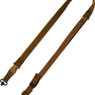 Tacshield Tactical 2-Point Sling QD with Fast Adjust Coyote Webbing