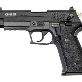 GSG FireFly .22 LR, 4" Barrel, Adjustable Sights, Black/Smoke, 10rd