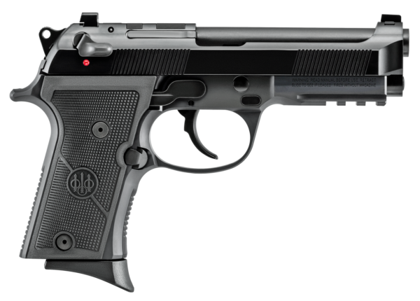 Beretta 92X RDO Compact 9mm, 4.25" Barrel, Combat Sights, Decocker, Black, 10rd