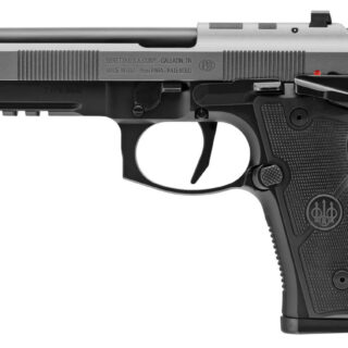 Beretta 92Xi 9mm, 4.7" Barrel, Stainless Steel, 2-Tone, Single Action Only, 10 Pinned