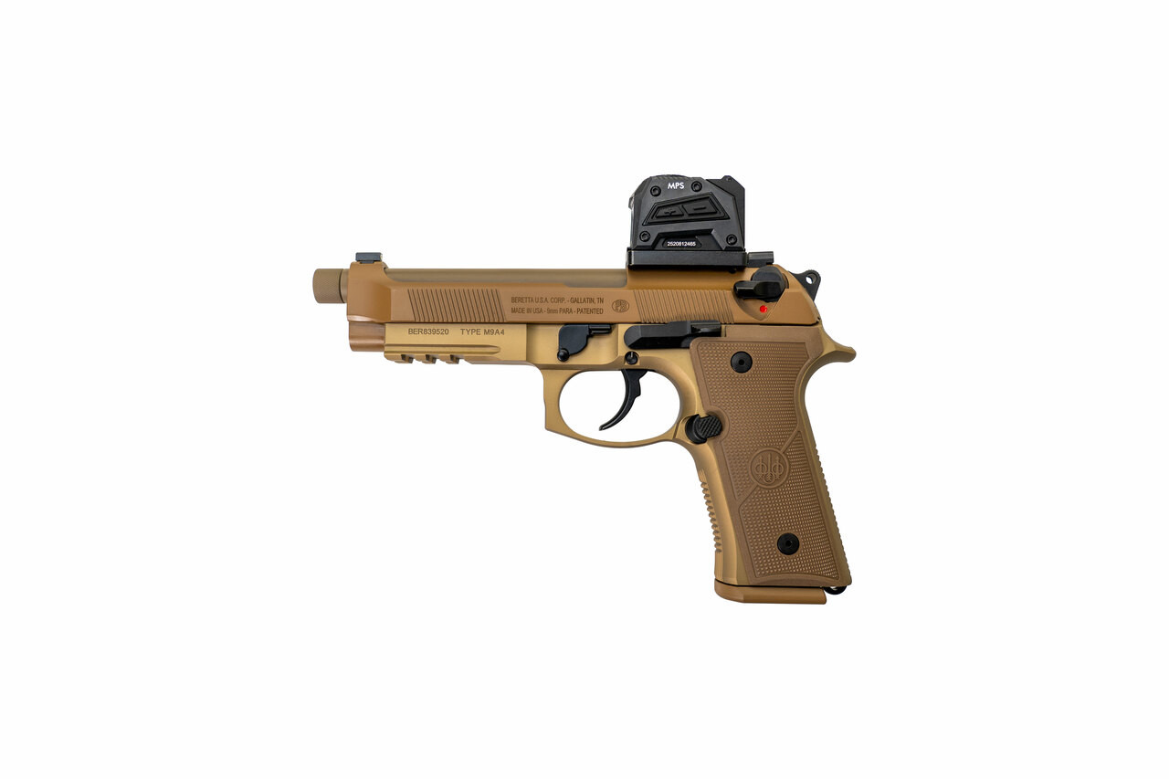 Beretta M9A4 9mm, 6.1" Threaded Barrel, Flat Dark Earth, Steiner Optic, 18rd - Image 3