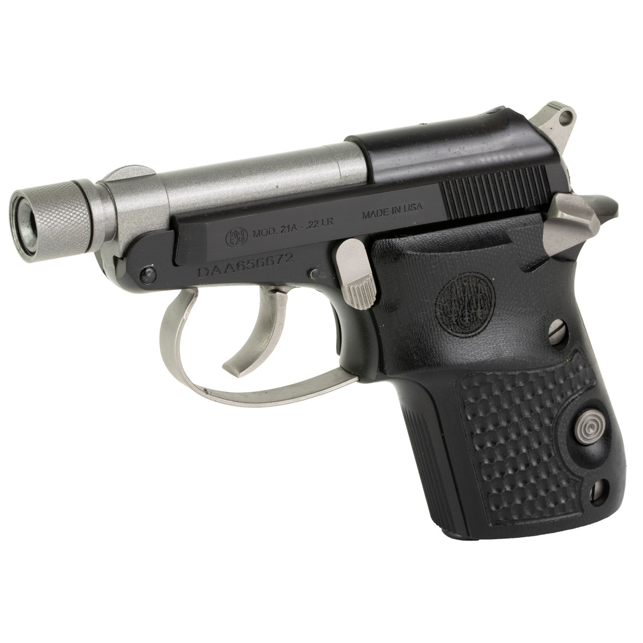 Beretta Bobcat 21A "Silver-Black Gorilla" 22 LR, 2.9" Barrel, 7rd - Image 4