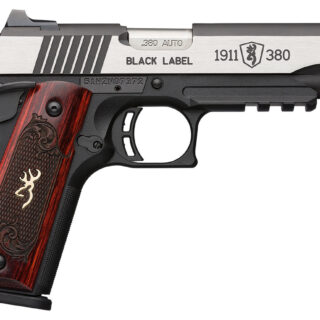 Browning 1911-380 Black Label Medallion Pro Compact .380 ACP, Black, 8rd