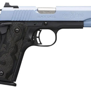 Browning 1911 Black Label 380 ACP, 3.63" Barrel, Polar Blue Cerakote, 10rd