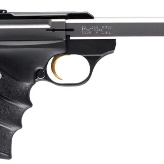 Browning Buck Mark Standard *CA Compliant* . 22 LR, Stainless Steel Finish, URX Grip, Gold Trigger, 10rd