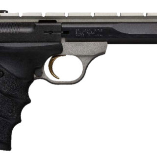 Browning Buck Mark .22 LR, 5.5" Barrel, Black Ultragrip RX, Grey, 10rd