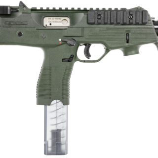 B&T TP9, 9mm, 5.10" Barrel, OD Greed, Polymer Frame/Grip, Iron Sights, 30rd