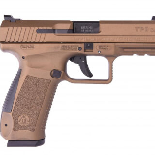 Canik TP9DA DA/SA 9mm, 4.07" Match Barrel, Burnt Bronze, 2x18rd Mags