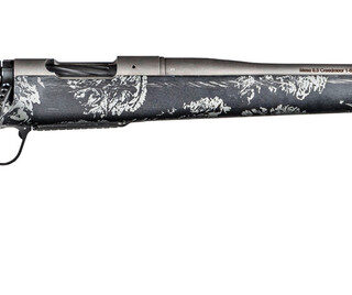 Christensen Mesa FFT 7mm PRC, 22" Threaded Barrel, Black with Gray Webbing Stock, 4rd