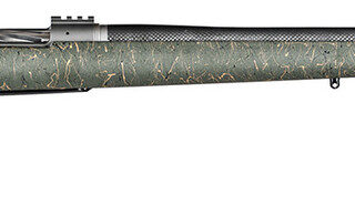 Christensen Summit TI 6.5 PRC, 24" Threaded Barrel, Titanium Finish, Blk/Tan Webbed Green Stock, 3rd