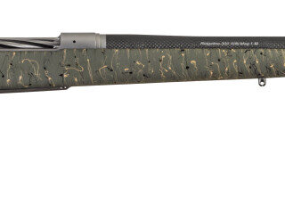 Christensen Ridgeline 30 Nosler, 26" Threaded Barrel, Carbon Fiber, Black/Tan Webbing, Green Stock, 3rd
