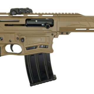Citadel Boss-25 12 Ga, 18.75" Barrel, Flip-Up Sights, Mag Fed, FDE, 5rd