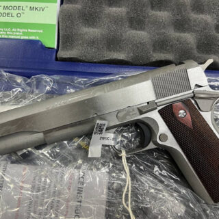 Colt 1911 Classic .45 ACP, 5" Barrel, Stainless w/ No Rollmarks, No Sights Installed