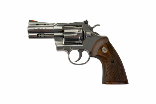 *Blemished* Colt Python .357 Mag/.38 Special, 3" Barrel, Stainless, Wood Grips, 6rd