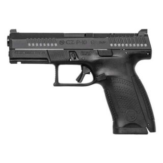 CZ P-10 C Optics-Ready, 9mm, Black, Nitride Slide, Reversible MAG Catch, 10Rd