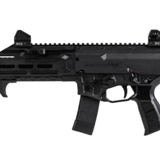 CZ Scorpion 3+ Pistol 9mm, 7.8" Barrel, Adjustable Sights, Black, 20rd