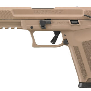 Ruger 57 5.7x28mm, 4.9" Barrel, FO Front, Davidson's Dark Earth, 20rd