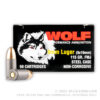 50 Rounds of 9mm Ammo by Wolf Performance - 115gr FMJ - Image 2