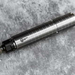 Dead Air Wolfman Naked Suppressor 9mm, 17-4PH Stainless Steel, Silver
