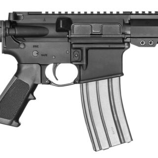 Del-Ton Lima AR-15 Pistol 5.56/223, 7.5" Barrel, M-LOK, Buffer Tube/No Brace, Black, 30rd