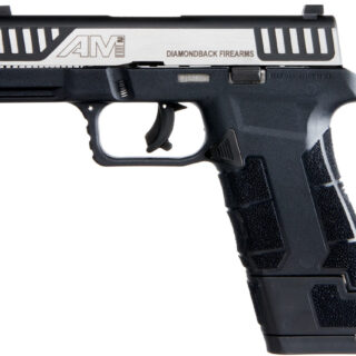 Diamondback DB9 AM2 9mm, 3.50" Barrel, Stainless Slide, Black Frame, 12rd/17rd