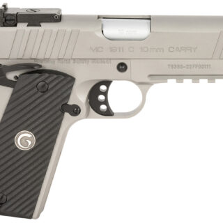 EAA MC 1911 Commander 10mm, 4.4" Barrel, Silver, 9rd