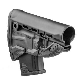 FAB Defense Gk-Mag AK Survival Buttstock w/ ''Built-In'' Mag Carrier Black