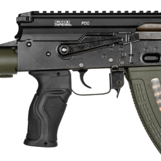 FAB Defense Gradus Rubberized Ergonomic AK Pistol Grip, Polymer, Black