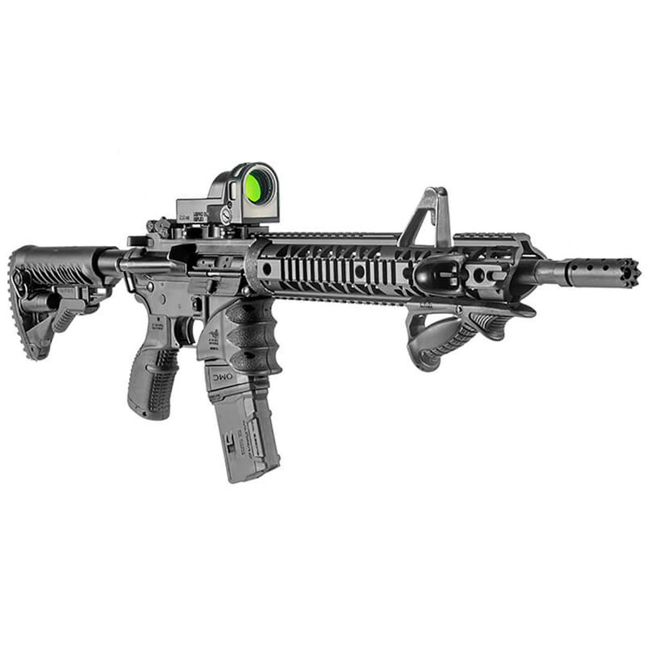 FAB Defense NFR EX Carbine Length M16 Extended Aluminum Quad Rail System Black - Image 4